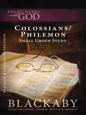 cover image of Colossians/Philemon